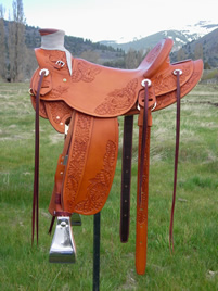 Stamped Saddles with Half Double Sirrup Leathers : Image 10