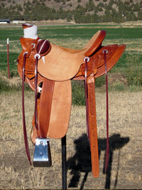 Stamped Saddles with Four Button Seat : Image 3